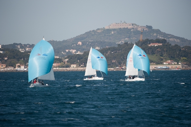 Regate voile de la coupe du CDT base navale