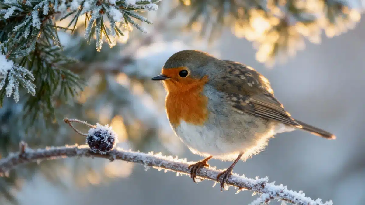 Quels sont les oiseaux qui bravent le froid pour égayer nos jardins en hiver ?
